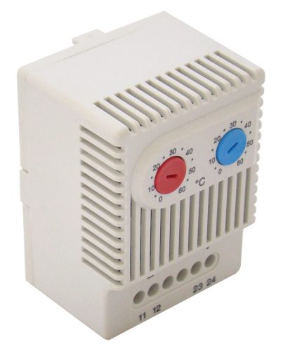 Elosztószekrény termosztát hűtéshez és fűtéshez 1NO+1NC