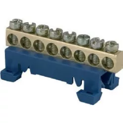  Kalapsínes rögzítő adapter (P+F) + 8furatosbekötőkapocs - KÉK
