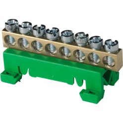   Kalapsínes rögzítő adapter (P+F) + 8furatosbekötőkapocs - ZÖLD