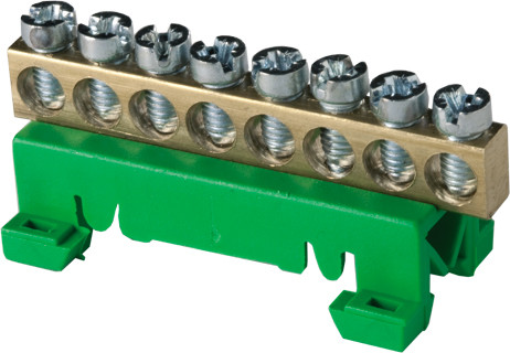 Kalapsínes rögzítő adapter (P+F) + 8furatosbekötőkapocs - ZÖLD