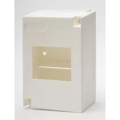   Falon kívüli kiselosztó doboz, A sorozat, 4(3+1)modulos, ajtó nélkül, 1 soros, 137x87x57 mm, IP40
