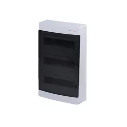   Lakáselosztó falon kívüli 3x12 modul IP40 C sorozat Tehnoplast