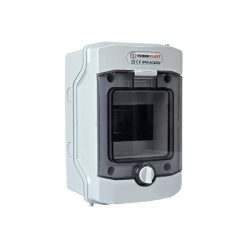   Lakáselosztó falon kívüli 1500V DC 1x4 modul IP65 D sorozat Tehnoplast
