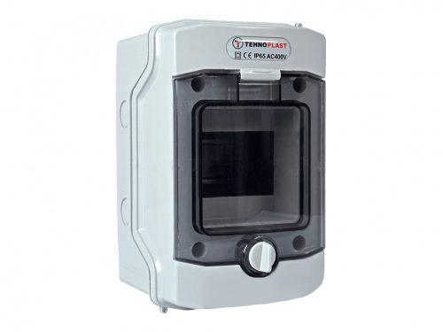 Lakáselosztó falon kívüli 1500V DC 1x4 modul IP65 D sorozat Tehnoplast