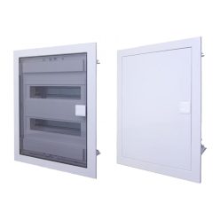   Lakáselosztó gipszkartonba is süllyeszthető 2x12 modul IP40 F sorozat Tehnoplast