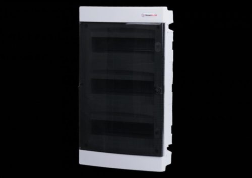Lakáselosztó süllyesztett 3x12 modul IP40 C sorozat Tehnoplast
