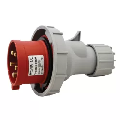   Ipari csatlakozó dugó, fokozott védelemmel 32A, 400V, 3P+N+E, 6h, IP67