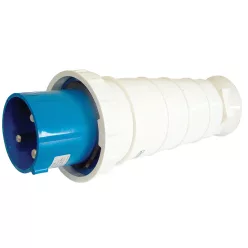   Ipari csatlakozó dugó, fokozott védelemmel 63A, 250V, 2P+E, 6h, IP67