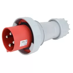   Ipari csatlakozó dugó, fokozott védelemmel 125A, 400V, 3P+E, 6h, IP67