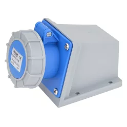   Felületre szerelhető ipari csatlakozóaljzat 16A, 250V, 2P+E, 6h, IP67