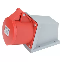   Felületre szerelhető ipari csatlakozóaljzat 32A, 400V, 3P+N+E, 6h, IP44