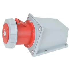   Felületre szerelhető ipari csatlakozóaljzat 125A, 400V, 3P+E, 6h, IP67