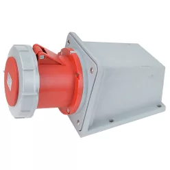   Felületre szerelhető ipari csatlakozóaljzat 125A, 400V, 3P+N+E, 6h, IP67