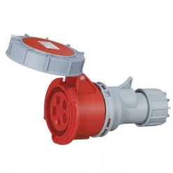   Ipari csatlakozóaljzat, fokozott védelemmel 16A, 400V, 3P+N+E, 6h, IP67