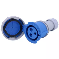   Ipari csatlakozóaljzat, fokozott védelemmel 32A, 230V, 2P+E, 6h, IP67