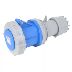   Ipari csatlakozóaljzat, fokozott védelemmel 63A, 250V, 2P+E, 6h, IP67