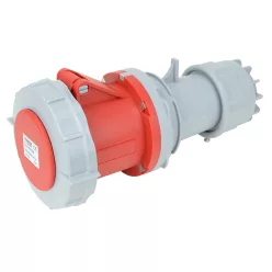   Ipari csatlakozóaljzat, fokozott védelemmel 63A, 400V, 3P+E, 6h, IP67