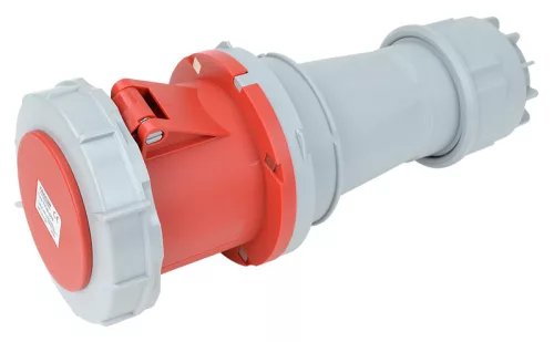 Ipari csatlakozóaljzat, fokozott védelemmel 125A, 400V, 3P+N+E, 6h, IP67
