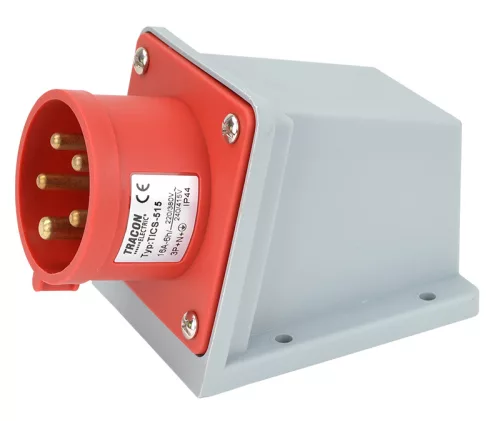 Felületre szerelhető ipari csatlakozó dugó 16A, 400V, 3P+N+E, 6h, IP44