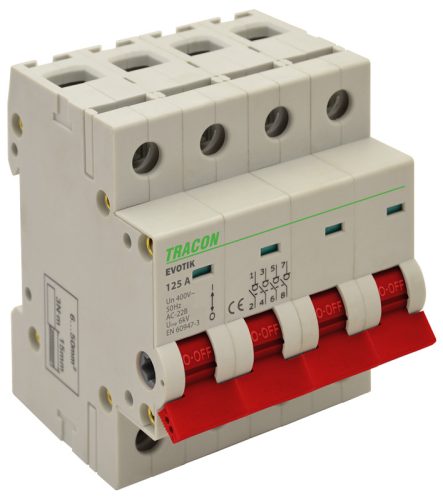 Leválasztó kapcsoló 4P, 25A