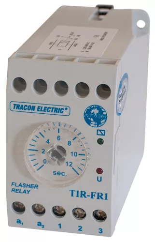 Ütemadó 250V AC, 0,5s / 0-12s, 5A/250V AC, 10A/24V AC/DC