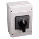 Tokozott kézikapcsoló, BE-KI 400V, 50Hz, 125A, 4P, 30kW, 88×88mm, 60°, IP65