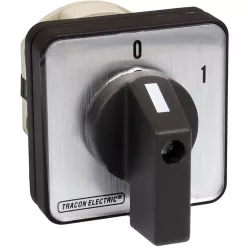   Kézikapcsoló, BE-KI 400V, 50Hz, 25A, 2P, 7,5kW, 48×48mm, 60°