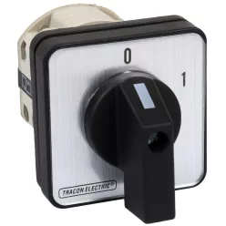  Kézikapcsoló, BE-KI 400V, 50Hz, 25A, 3P, 7,5kW, 48×48mm, 60°