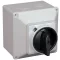 Tokozott főkapcsoló, BE-KI 400V, 50Hz, 20A, 4P, 5,5kW, 64×64mm, IP65