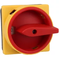   Főkapcsoló, lakatolható, BE-KI 400V, 50Hz, 32A, 4P, 11kW, 64×64mm