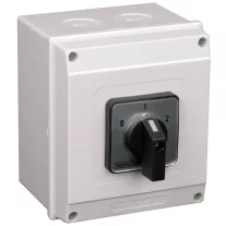   Tokozott dahlander motorkapcsoló 400V, 50Hz, 25A, 7,5kW, 48×48mm, IP65