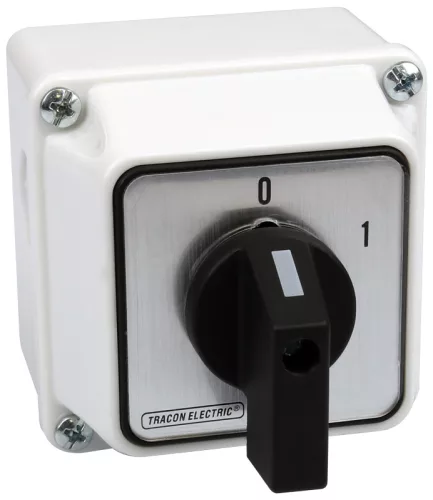 Tokozott közvetlen motorkapcsoló, BE-KI 400V, 50Hz, 25A, 7,5kW, 48×48mm, IP44