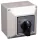 Tokozott közvetlen Y-D motorkapcsoló 400V, 50Hz, 32A, 11kW, 64×64mm, IP65