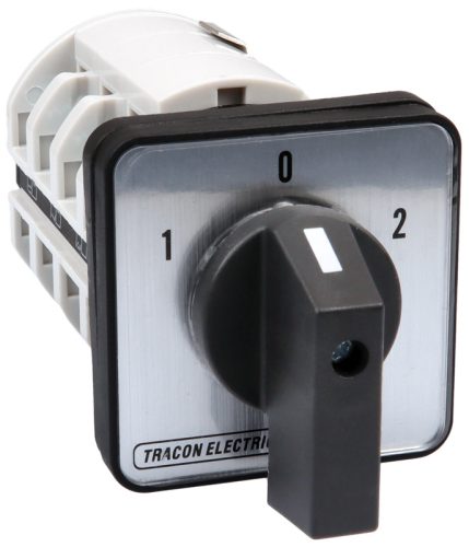 Közvetlen irányváltó motorkapcsoló, 1-0-2 400V, 50Hz, 32A, 11kW, 64×64mm,