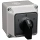 Tokozott közvetlen irányváltó motorkapcsoló, 1-0-2 400V, 50Hz, 32A, 11kW, 64×64mm, IP44