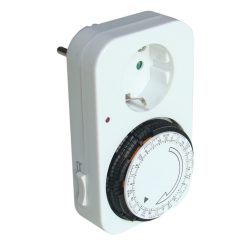 Dugaszolható heti kapcsolóóra, elektromechanikus IP20