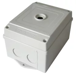 Műanyag kézikapcsoló tokozat, 1-es méret IP65