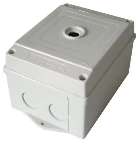 Műanyag kézikapcsoló tokozat, 1-es méret IP65