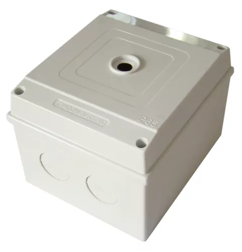 Műanyag kézikapcsoló tokozat, 2-es méret IP65