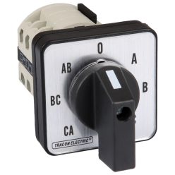 Voltmérő átkapcsoló vonali és fázisfeszültségre