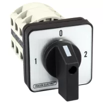   Választókapcsoló, 1-0-2 400V, 50Hz, 32A, 2×3P, 11kW, 64×64mm, 90°