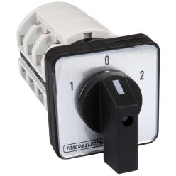   Választókapcsoló, 1-0-2 400V, 50Hz, 63A, 2×3P, 18,5kW, 64×64mm, 90°