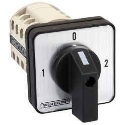   Választókapcsoló, 1-0-2 400V, 50Hz, 63A, 2×3P, 18,5kW, 64×64mm, 90°