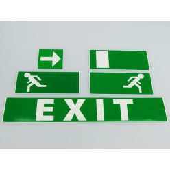   Menekülési útvonaljelző matrica szett TLBV-18 lámpatestekhez