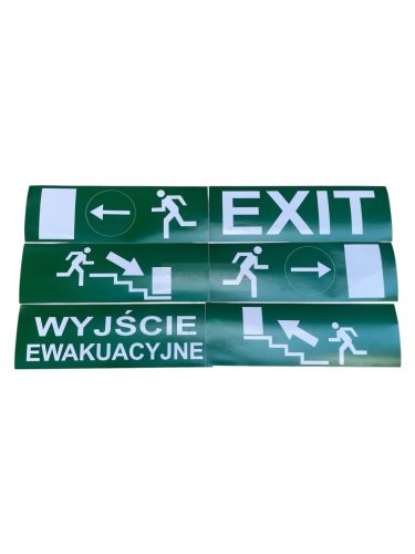 Led-es vészvilágító lámpatest IP65 állandó üzem/készenléti 210Lm