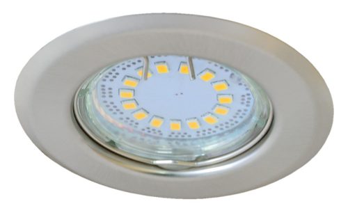 Beépíthető lámpatest spot fényforrásokhoz, matt króm max.50W, MR16, D=82mm