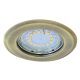 Beépíthető lámpatest spot fényforrásokhoz, matt arany max.50W, MR16, D=82mm