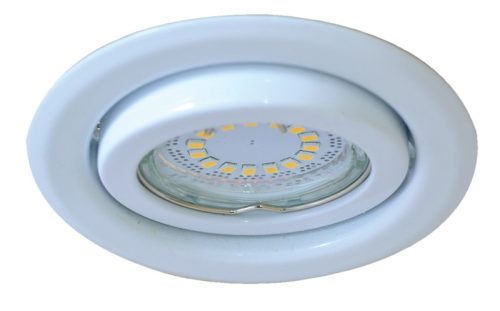 Beépíthető lámpatest spot fényforrásokhoz, fehér max.50W, MR16, D=97mm, 30°