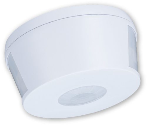 Mozgásérzékelő, infra, mennyezeti, fehér 230V, 50 Hz, 360°, 2-15 m, 10 s-30 min, 3-2000lux