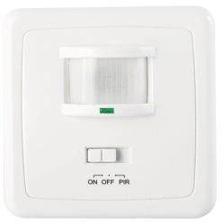   Mozgásérzékelő, süllyesztett, fehér 230 V, 50 Hz 160°, 3-2000lux, 10s-7min